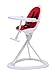 Ickle Bubba Orb Baby Highchair - Feature Packed Feeding High Chair in Red on White Colour Combination