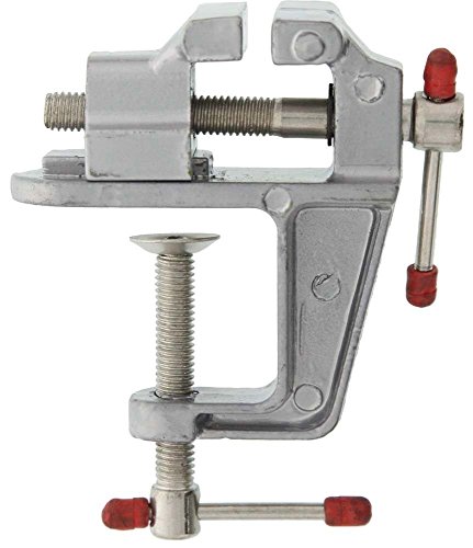 Revesun Mini Aluminium Tisch Schraubstock Miniatur Vise klein Juweliere Hobby Klemme auf Tisch Bank Werkzeug Schraubstock