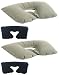 IMPORTED INFLATABLE NECK PILLOW (SET OF FOUR-2 BLUE & 2 GRAY) RS.390.00