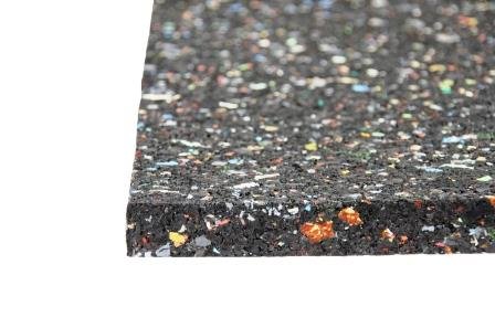 2 cm starke Antivibrationsmatte Schall-Schutzmatte 60×60 cm hergestellt in Deutschland - 2