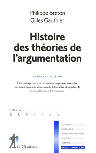 Livres Couvertures de Histoire des théories de l'argumentation