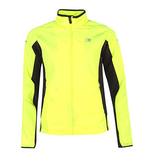 Womens Autumn Winter Running Jacket. Ladies Hi Viz Safety Fluorescent