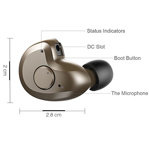 mini Auricular Bluetooth 4 1 AngLink Auricular Manos Libres Bluetooth in-ear con Micr fono para M vil iPhone y Android - marr n S lo 3 8 g reviews mini Auricular Bluetooth 4 1 AngLink Auricular Manos Libres Bluetooth in-ear con Micr fono para M vil iPhone y Android - marr n S lo 3 8 g