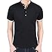 Produktbild Herren Hemd Doppel Farbig Einfachheit T-Shirt FantaisieZ Kurz Ärmel Stehkragen Retro Kurzarmhemd Elastisch Slim Kurzarmshirt Mode Gut aussehend Shirts