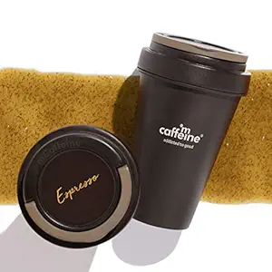 mCaffeine Espresso Body Wash with Natural AHA (300ml) | Exfoliates, Energizes and Polishes Skin | Daily-Use Shower Gel for Men and Women with Raw Coffee Aroma | Soap-free