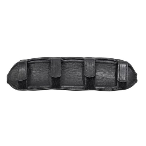 Preisvergleich Produktbild Busse Genickschoner LEDER, Volblut / Warmblut, schwarz