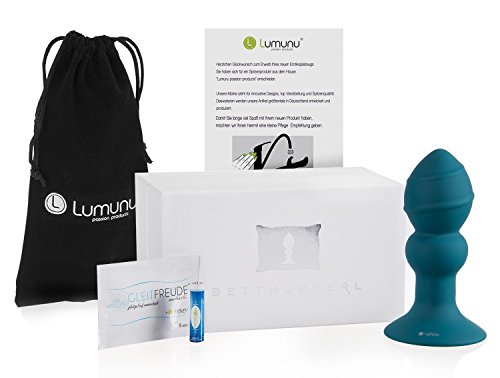 Deluxe-butt-plug-with-vibration-Betthupferl-silicone-butt-plug-with-extra-sturdy-suction-cup