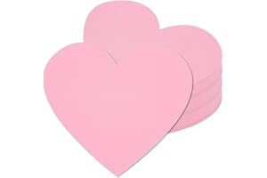 SOFPLATE Große Rosa Herzförmige Papierausschnitte Papierherzen Ausschnitte Pinnwand Mit Rundem Doppelseitigem Klebeband Für Valentinstag DIY Bastelprojekte Pinnwand Party Heimwanddekoration