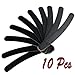 Palestren Black Boomerang File (100/180 grit) 10 Pack Double sided Curved Nail File - UK SELLER - Emery Board - FREE NEXT DAY UK 1ST CLASS POST