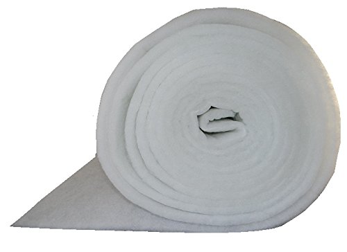 G4 Filtermatte EU4 ca. 1 x 20 m Stärke ca. 18mm ca. 220g/m² Ersatzfiltervlies zum selbst zuschneiden Lüftungsanlage Wohnraumbelüftung Kompressoren Badlüfter Sauger Klima Lüftung Wärmerückgewinnungsanlagen