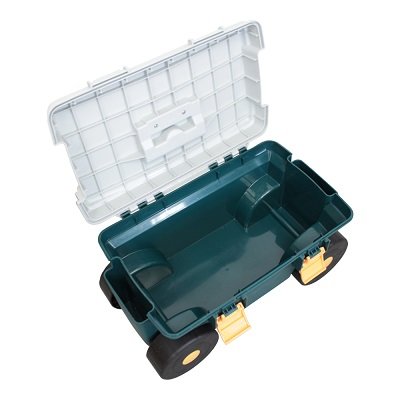 Grafner® Rollsitzwagen Rollsitz Gartenwagen Rollwagen mit großem Staufach und Griff - 5