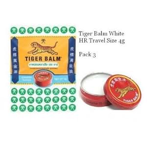 Pack 3 Tiger Balm White : 4g Travel Size: Amazon.co.uk: Beauty