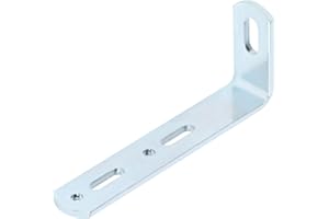 AQQ60 10 Stück Stahl Kippsicherung Bauwinkel 90x35x16mm Dicke 2,9mm Möbelverbinder Holzverbinder Montagewinkel Winkel Kohlenstoffstahl Verzinken