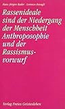 Anthropsophie und der Rassismusvorwurf by 