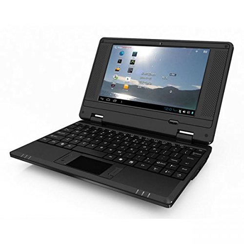 spécifications Mini PC Android Kitkat dual core netbook 7 pouces WiFi 4 Go Noir