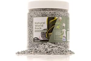 EASIHOLD Natural World Rock Plant Topper Stones - Beautiful Natural Stones | 2kg | 5mm Diameter | Perfect for Plant Pots Inside & Out | For Home, Garden, Plant Pots & (Nero Grey)