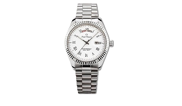 Paul Watch PW1267 (Bianco) : Amazon.it: Orologi