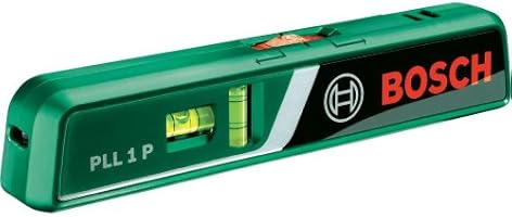 Bosch DIY Laser-Wasserwaage PLL 1 P, Batterien, Universalhalterung, Karton (Arbeitsbereich Linienlaser 5 m, Arbeitsbereich Punktlaser 20 m, +/- 0,5 mm Messgenauigkeit)