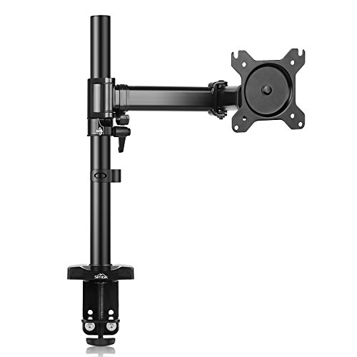 SIMBR Monitor Tischhalterung Schwenkbar Neigbar mit VESA 100x100 für LCD Monitor oder TV von 13 bis 27 Zoll max. Tragfähigkeit 8kg