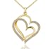 Maryam Heart Necklace Pendant Jewellery 18k Gold Plated Pendant With Chain for Women And Girls RS.340.00
