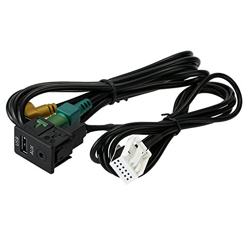 Preisvergleich Produktbild kkmoon USB AUX Audio Kabel Plug Switch