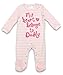 Baby Girls Sleepsuit Baby Grow ALL Inn One Pyjamas My Heart Belongs To Daddy (6-9 months)