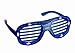 Produktbild PartyBrille mit LED Blinkend Licht Brillen Atzendesign Atze Atzenbrille Shutter Shades Dikso Porno brille in Blau