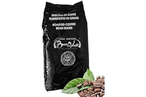BOCCA DELLA VERITA® - Café Italiano en Grano HERMES Ristretto Napoli 20A/80R, Paquete de 1 Kg, Café Tostado de forma Natural y Artesanal 100% Made in Italy, Certificación Rainforest e UTZ