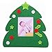 Produktbild Isuper Weihnachten Fotorahmen aus Vlies hängendener Bild Halter Fotorahmen Weihnachtsdekoration (Weihnachtsbaum)