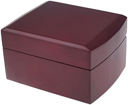 Single Watch Box Large Premium Wood Watch Jewelry Bracelet Storage Gift Case Box Single Grid with Removable Cushion