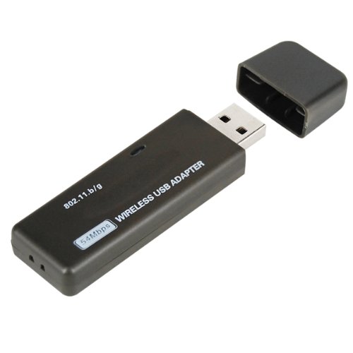 Adaptador Wi-Fi por USB para Windows ME CE 2000 XP Vista  color negro