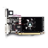 Tamaño: 145 * 70 * 5 mm Zinniaya Dell AMD Radeon HD 6450 Tarjeta gráfica de 1GB GDDR3 PCIe x16 DVI D-Port M0KV6 WH7F