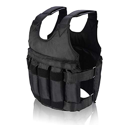 Yosoo 44lb / 20KG de chargement Gilet d'exercice boxe entraînement Poids Veste réglable