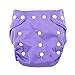 Fulltime(TM) Hot 1pc Cloth Nappy Reusable Washable Baby Cloth Nappies (Purple)