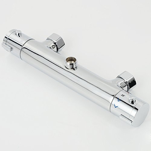 BAYTTER® Duschthermostat Brausethermostat Messing, Chrom Thermostat Duscharmatur Brausebatterie