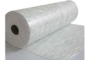 jxgzyy Fibreglass Chopped Strand Mat 1x10M Polycraft 450gsm GRP Non-Alkali Fibreglass Matting