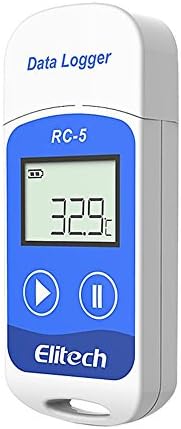 ZJEGO USB Temperature Data Logger Recorder Datalogger LCD Display Screen (RC-5)