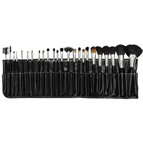 Pro 24pcs Make Up makeup Brushes Set with Black Case UK by KurtzyTM