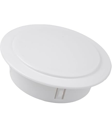 Copertura Foro Aria Condizionata Zoegneer - Decorativa Bianca Per Tubi | Ventilazione Anti-Zanzare (70mm)