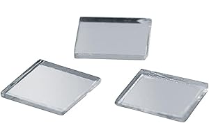 Rayher Tesselles mosaiques miroir carré 1x1cm, bte-LS, env. 80pces/40g, 1450500