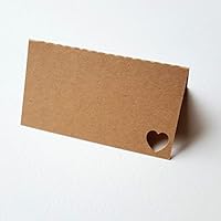 10 Tischkarten Platzkarten Namenschilder Hochzeit Taufe Kommunion Konfirmation Herz