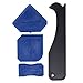 Produktbild 4 Stück Sealant Tool, Borte Sealant Werkzeug Silikon Remover Sealing Tool Kit von Silikon Spatel, schwarz und blau