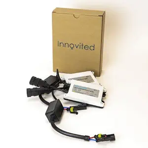 Innovited 2pcs 55W AC Slim Digital HID Xenon Replacement Ballast For H11 H7 H8 H9 H4 H1 H13 9005 9006 9007 Universal Fit