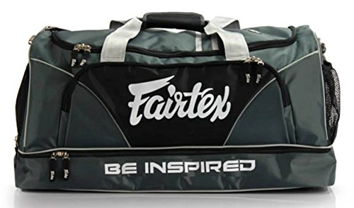 Fairtex Sac de Gym Gear de Couleur Bleu ou Gris ou Jaune pour Muay thaï, Boxe, Kickboxing, MMA