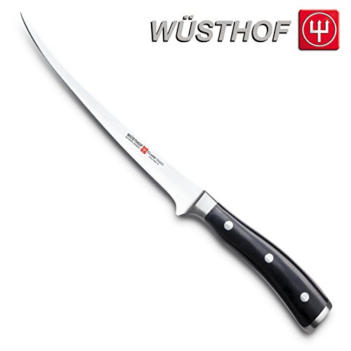 Wüsthof Classic Ikon 4626 Filiermesser 18 cm schwarz inkl. PRYMO.de® Klingenschutz - 2