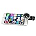 Produktbild Abnehmbares Fisch-Augen Selfie Nocken-Objektiv,BUTEFO Universal-Super- Weit Clip 0.4x Objektiv für Smart Phones (einschließlich iPhone, Samsung Galaxy, HTC, Blackbery, Nokia und vieles mehr), Tablet, iPad und Laptops (0.4 X, Silber)