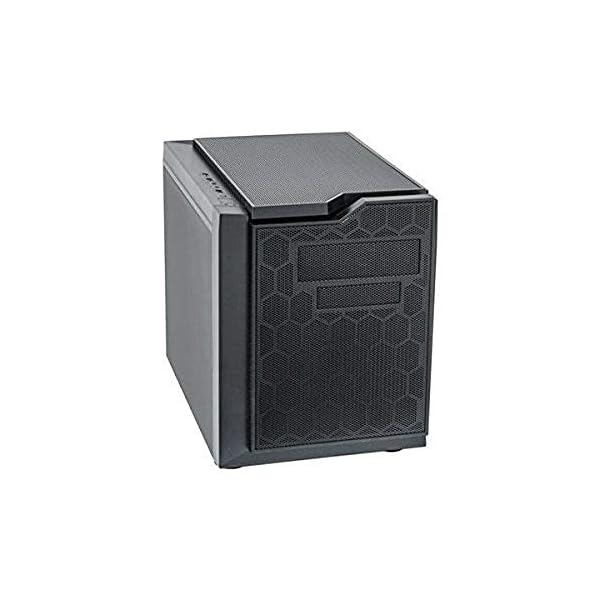 Chieftec CI-01B-OP carcasa de ordenador Cubo Negro - Caja de ordenador (Cubo, PC, SECC, Negro, Micro ATX, 15 cm)