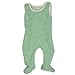 Lilano - Romper5-7 months (Height 23-27 inch) (Size 68), Green Natural, 100% Organic Merino Wool