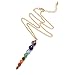 Produktbild Stillshine - Chakra Yoga Balancing Runde Stein Perlen Elastische Natürliche Perle Kette, Charm Herren Frauen Geschenkbox (Stil 10)
