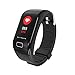 Produktbild Fitness Tracker, Neue Sport Wasserdicht Smart Armband Armband Uhr Mit Pulsmesser Schrittzähler Touchscreen Für IPhone Samsung IOS Android Smartphones(Black)